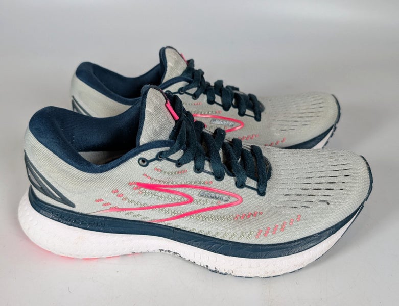 Brooks Glycerin 19 Ivory Pink Running Shoes Athletic 1203431B110 Womens Size 5.5