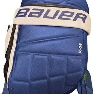 BAUER YOUTH GLOVE BACKPACK-Blue and White (New)