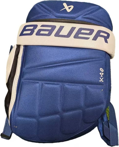BAUER YOUTH GLOVE BACKPACK-Blue and White (New)