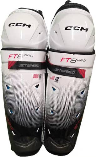 Junior CCM FT8 pro 12" Shin Pads (New)