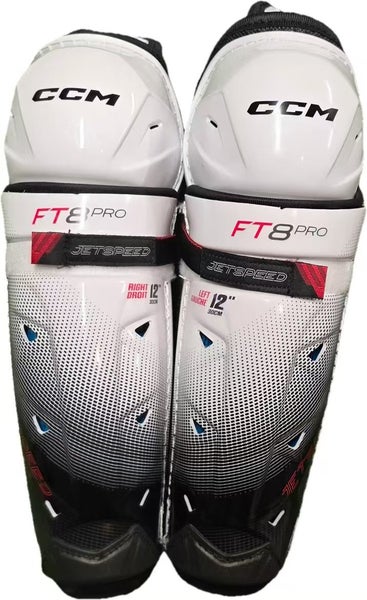 Junior CCM FT8 pro 12" Shin Pads (New)