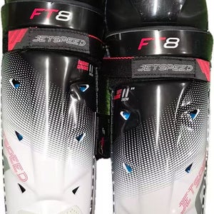 Junior CCM FT8 11 Shin Pads (New)