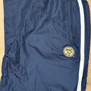 Pittsburgh Penguins Team Issued Navy Winter Classic/Alternate Large Men's Reebok Track Pants