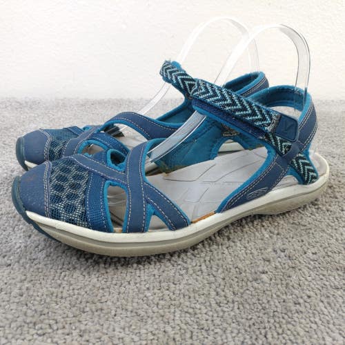 Keen Sage Ankle Sandals Womens Size 10 Shoes Blue Slingback Adjustable