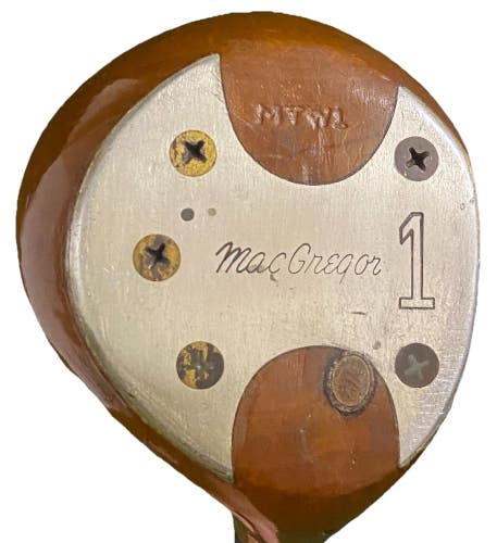 Macgregor Tourney MTW1 Persimmon 1-Wood Driver RH Men's Stiff Steel 43" HC Sweet