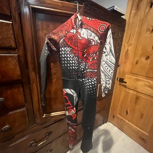 Arctica Youth Medium Ski Race Suit – Excellent Condition – Red/Black Dragon Design