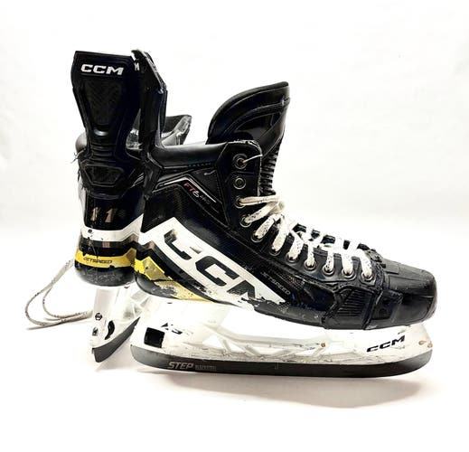 CCM Jetspeed FT6 Pro (white/gold) Pro Stock Skates - Size 9R