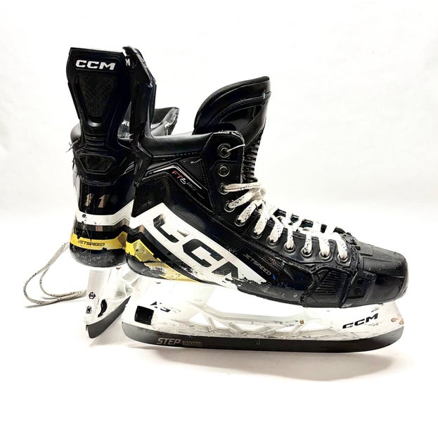 CCM Jetspeed FT6 Pro (white/gold) Pro Stock Skates - Size 9R