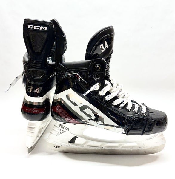 CCM Jetspeed FT6 Pro (maroon/white) Pro Stock Skates - Size 8.5R