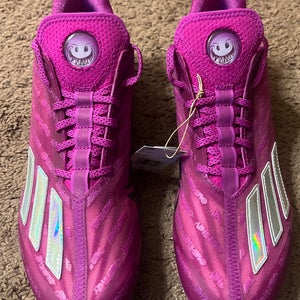 New Adidas Adizero Football Cleats “Big Mood” Sonic Fuchsia Size 12 GX7899