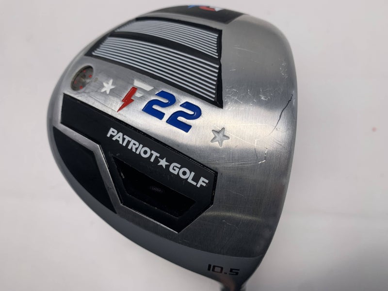 Patriot Golf F-22 Driver 10.5* AccuFlex Pro LD Stiff Graphite Mens RH