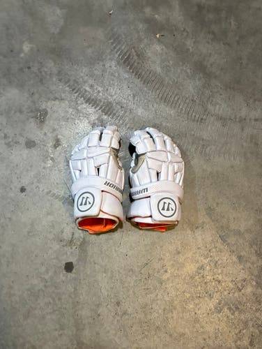 Used Warrior Burn Lacrosse Gloves Large Send offers