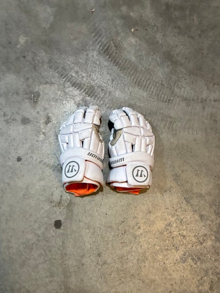 Used Warrior Burn Lacrosse Gloves Large Send offers