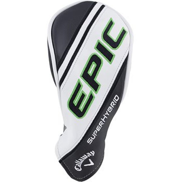 Callaway Epic Super Hybrid Headcover (White/Black/Green) Golf NEW