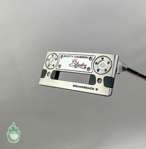2025 Titleist Scotty Cameron Studio Style SquareBack 2 33" Putter Steel Golf