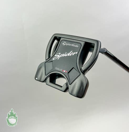 Used Right Handed TaylorMade Spider Tour Black 35" Putter Black Steel Golf Club