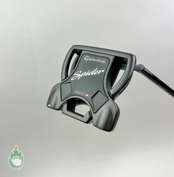 Used Right Handed TaylorMade Spider Tour Black 35" Putter Black Steel Golf Club