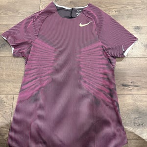 2024 Nike Pro Elite Men’s Running Shirt Fuchsia Sz XXL Tall FD5786 - 617