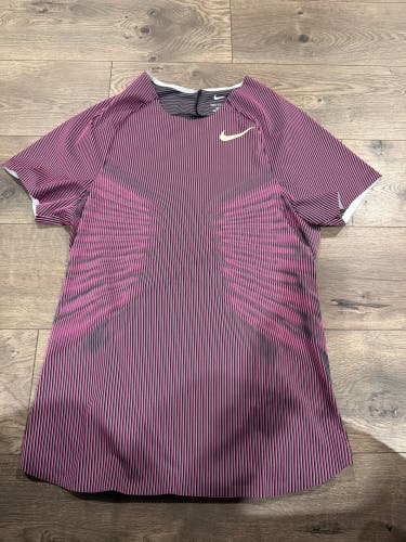 2024 Nike Pro Elite Men’s Running Shirt Fuchsia Sz XXL Tall FD5786 - 617