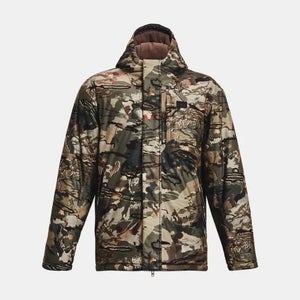 UA Men's ColdGear® Infrared Deep Freeze Jacket Forest Camo/Timber Medium