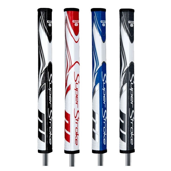Super Stroke Zenergy Flatso 1.0 Putter Grip Select Color Black, Red, Blue, Gray