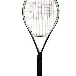 Used Wilson BLACK WHISPER Adult Tennis Racquet Black 4 1/4" 11835-S000196922