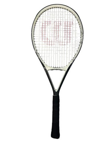 Used Wilson BLACK WHISPER Adult Tennis Racquet Black 4 1/4" 11835-S000196922