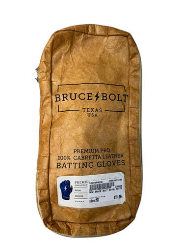 Used BB/SB Batting Gloves Royal Blue MD 11835-S000198036