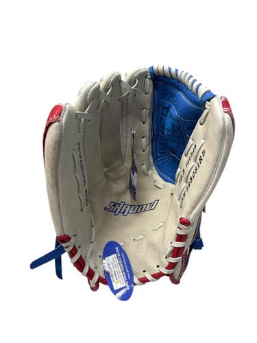 Used Mizuno GSH 1250S1RB BB/SB Glove LH Throw White/Royal/Red 12 1/2" 11835-S000200126