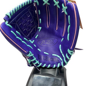 Used Wilson C12 BB/SB Glove RH Throw Purple And Pink 12" 11835-S000200131