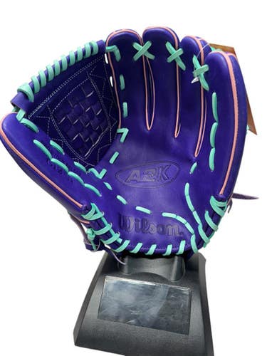 Used Wilson C12 BB/SB Glove RH Throw Purple And Pink 12" 11835-S000200131