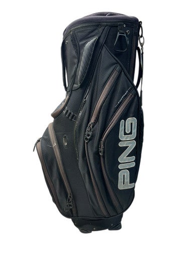 Used Ping PIONEER Mens Cart Bag Black 11835-S000200252