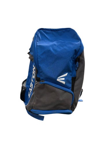 Used Easton PLAYER BACKPACK BB/SB Player Backpack Grey And Royal Blue 11835-S000200308