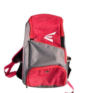 Used Easton PLAYER BACKPACK BB/SB Player Backpack Grey And Red 11835-S000200309