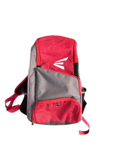 Used Easton PLAYER BACKPACK BB/SB Player Backpack Grey And Red 11835-S000200309