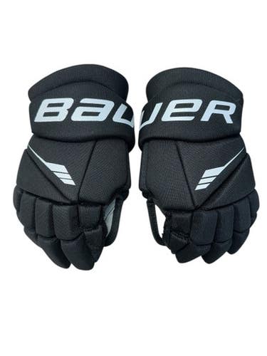 Used Bauer LIL SPORT Junior Gloves Black 10" 11835-S000200340