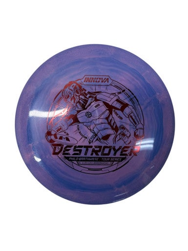 Used Innova TS BARTHWAITE DESTROYER Disc Golf Driver Purple 168g 11835-S000199260