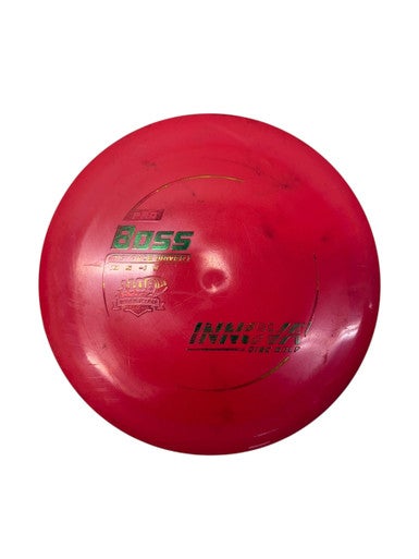 Used Innova PRO BOSS 1108 RECORD Disc Golf Driver Red 173g 11835-S000199266