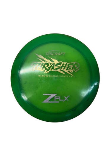 Used Discraft Z FLX THASHER MDD.4 Disc Golf Driver Green 11835-S000199273