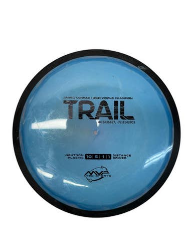 Used MVP NEUTRON CONRAD TRAIL 2021 Disc Golf Driver Royal Blue 167g 11835-S000199282