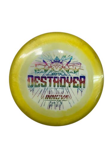Used Innova HALO DESTROYER Disc Golf Driver Yellow 172g 11835-S000199298