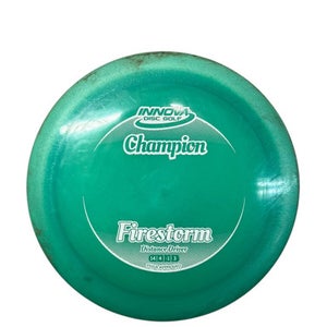 Used Innova CHAMPION FIRESTORM Disc Golf Driver Green 170g 11835-S000199301