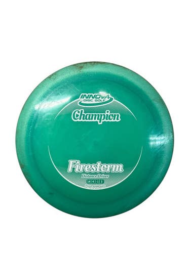 Used Innova CHAMPION FIRESTORM Disc Golf Driver Green 170g 11835-S000199301