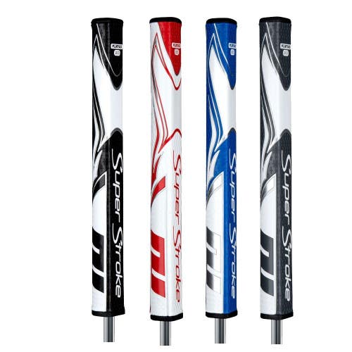 Super Stroke Zenergy Flatso 2.0 Putter Grip Select Color Black, Red, Blue, Gray
