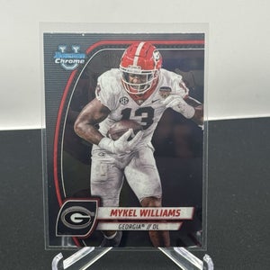 Mykel Williams Georgia Bulldogs 2024 Bowman U Football  Base #134