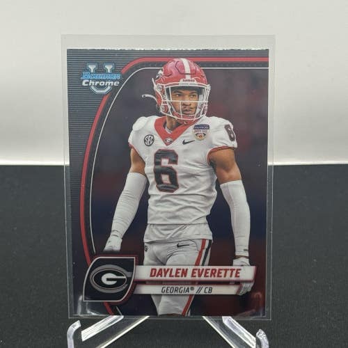 Daylen Everette Georgia Bulldogs 2024 Bowman U Football  Base #55