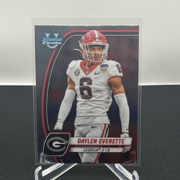 Daylen Everette Georgia Bulldogs 2024 Bowman U Football  Base #55