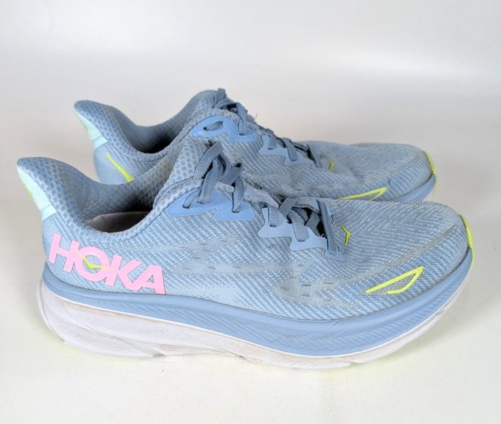 Hoka One One Womens Clifton 9 1127896 DNK Blue Running Shoes Sneakers Size 9 B