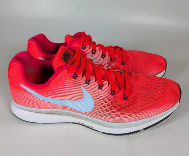 Nike Mens Air Zoom Pegasus 34 Running Shoes Red Orange 880555-604 Size: 11.5