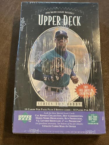 1996 UPPER DECK BASEBALL CARDS SERIES 2 MLB HOBBY BOX FACTORY SEALED